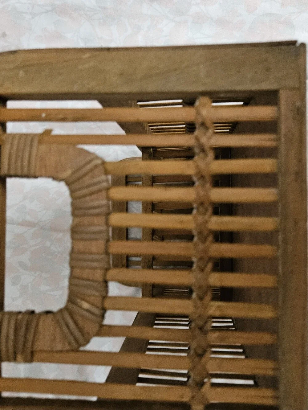 Mid Century Natural Bamboo Divided Organizer Tray - Brown